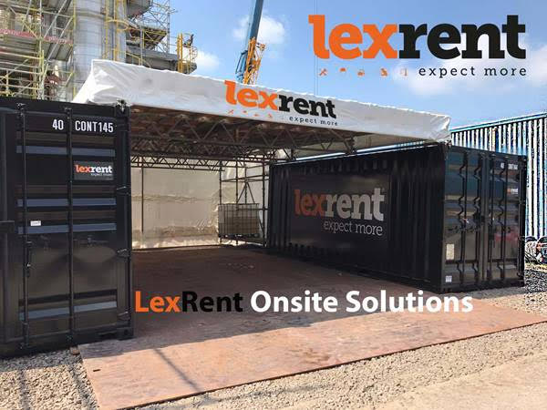 lexrent on-site solutions - new arrival