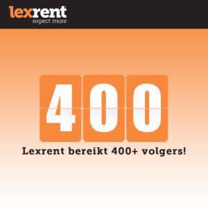 Lexrent heeft 400+ volgers op LinkedIn