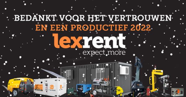 Fijne feestdagen en een productief 2022 - Lexrent