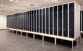 Wash and dressing room interior