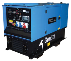 Lasdiesel 15kVa Ruw Terrein Onderstel