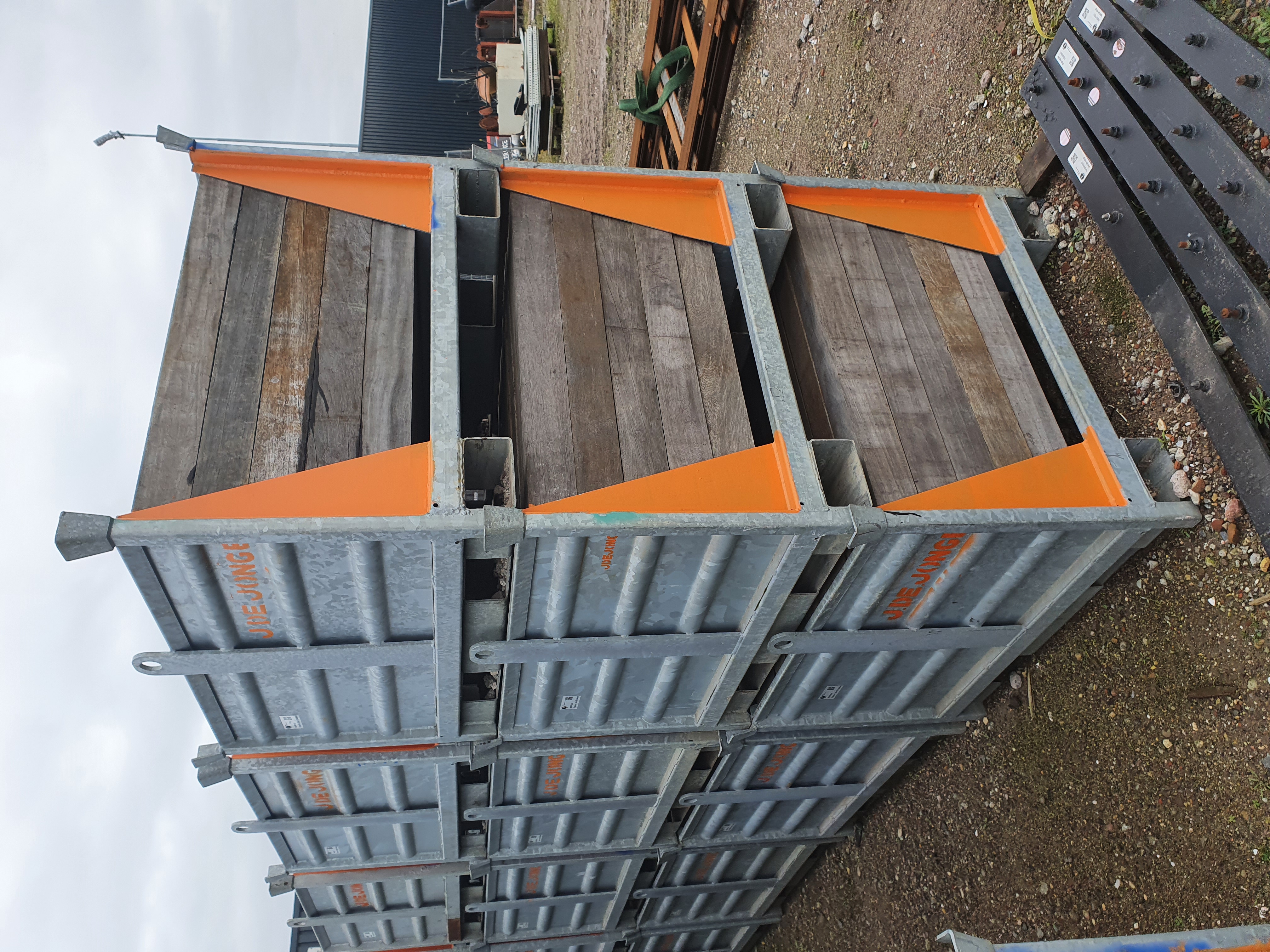 Vijzelbalken Azobe 50 stuks 1000x100x100mm