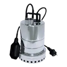 Submergable pump 230V 270L/min stainless steel incl. Floater