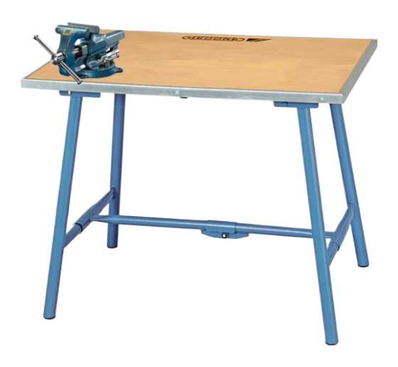 Inklap Werktafel & bankschroef
