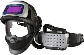 Welding and grinding helmets