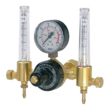 Argon/Mengas Reducer valve Double Flow tube