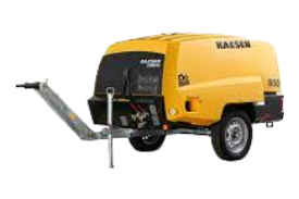 Mobiele diesel compressor 5,5 m3
