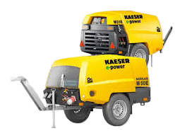 Mobiele elektrische compressor 5 M3
