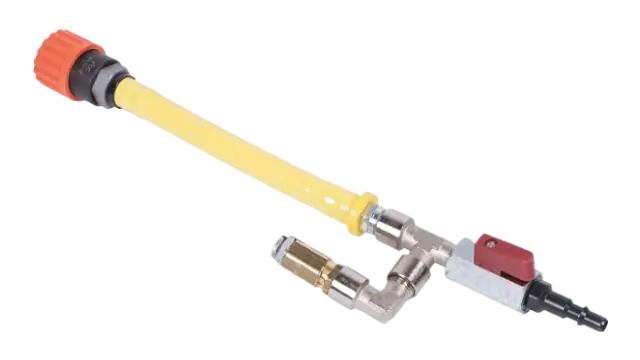 Closing hose with security valve