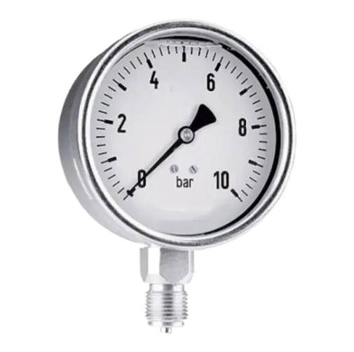 Manometer 0 - 1 Bar 1/2 BSP Onder