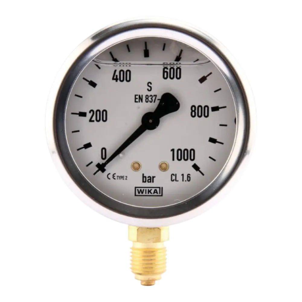 Manometer 0 - 1000 BAR 1/2 BSP below