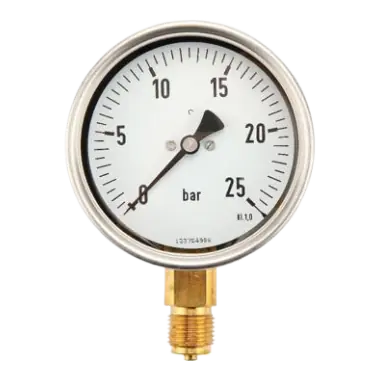 Manometer 0 - 2,5 Bar 1/2 BSP Onder