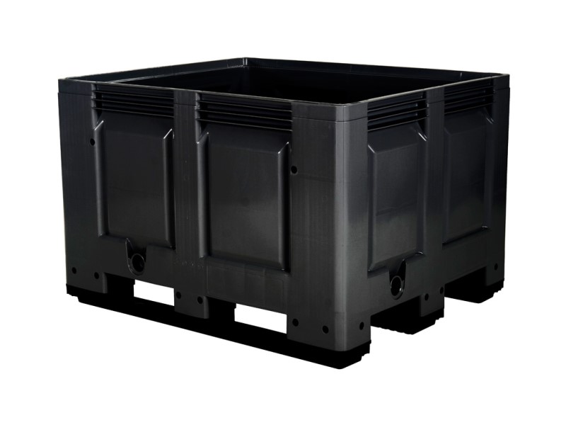 Palletbox Zwart 1200x800x790mm