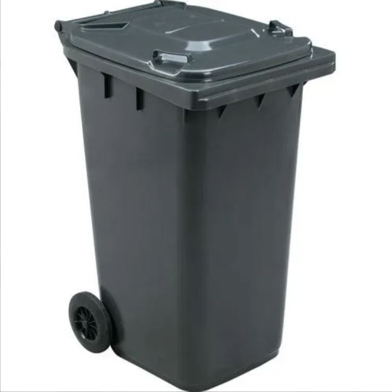 Mobile afvalcontainer 240L Grijs