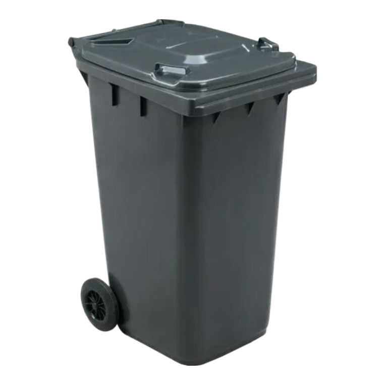 Mobile afvalcontainer 240L Grijs