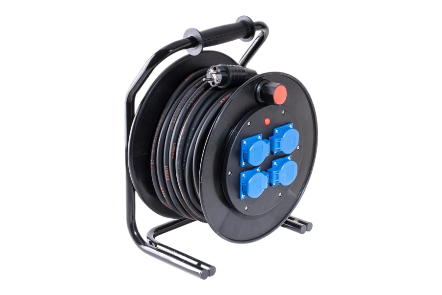 Cable reel 230V 16A 4V 25mtr Schuko