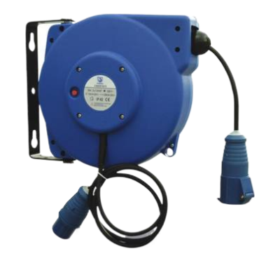 Wandhaspels 230V 16A-3P 15mtr