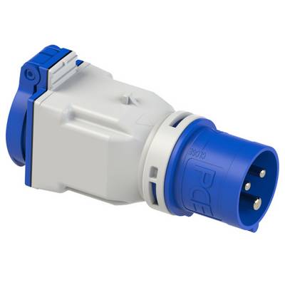 Adapter Block 230V Cee 16A Male> Schuko 16a Female