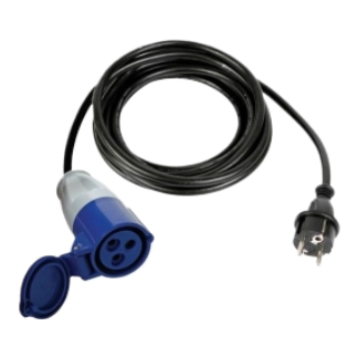 Adapter cable 230V 16A -> CEE