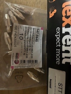 10 STT contacttip M8 1,2mm zilver