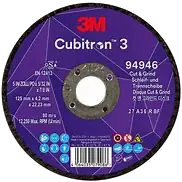 3M CUBITRON 3 SNIJ-SLIJPSCHIJF 94946 36+ T27 125X4.2X22.23MM