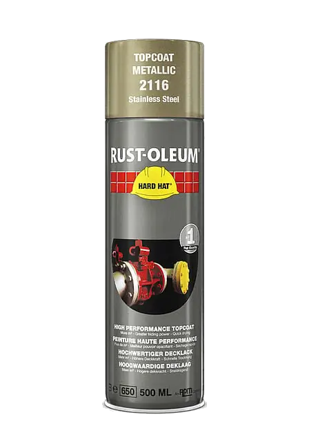 RUST-OLEUM HARD HAT METALLIC 2116 RVS