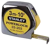 STANLEY POWERLOCK ROLBANDMAAT 3 MTR 0-33-218