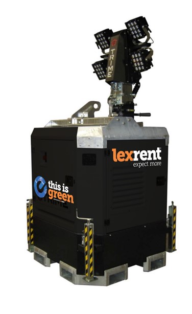 Lichtmast Hybrid 4x 230 Watt LED